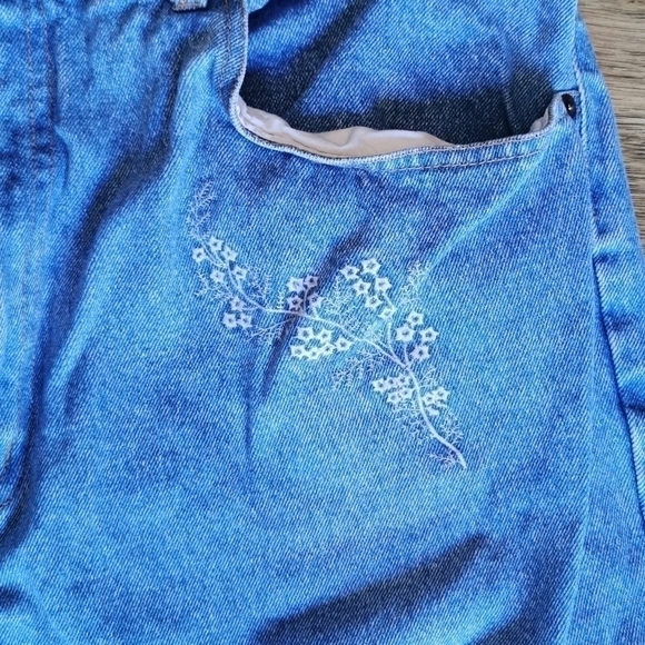 vintage 80s High-Rise Mom Jeans LA Blues 38 Plus - Picture 4 of 7